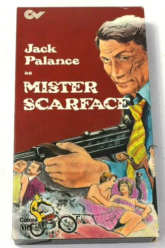 Mister Scarface (1976) - VG+ VHS 1987 The Congress Video Group Tape