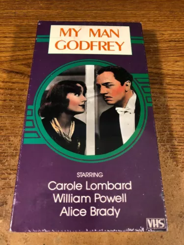 My Man Godfrey (1936) - VG+ VHS 1984 Memory Lane Tape