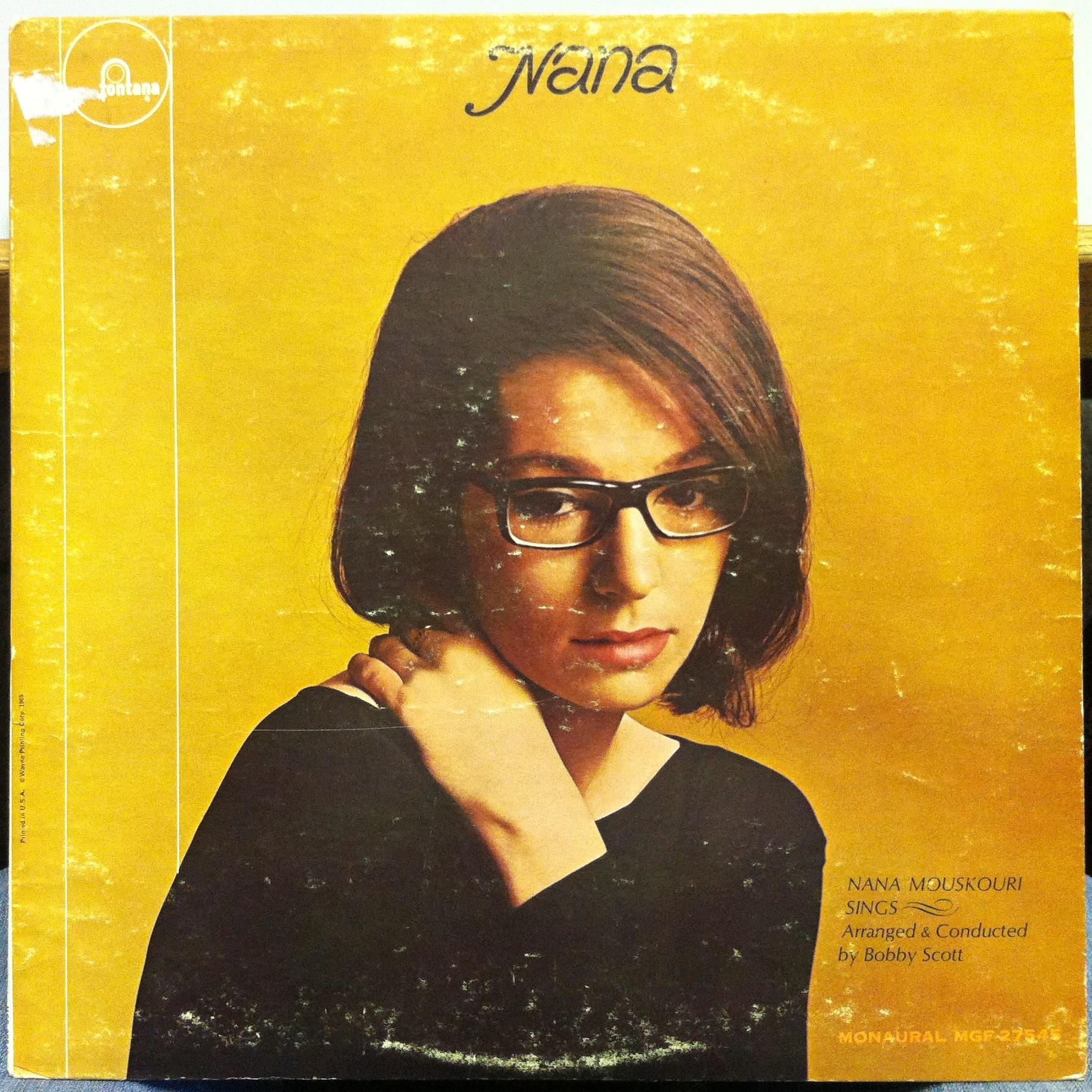 Nana Mouskouri - Nana LP VG MGF-27545 Fontana Mono 1965 USA Vinyl Record 1st