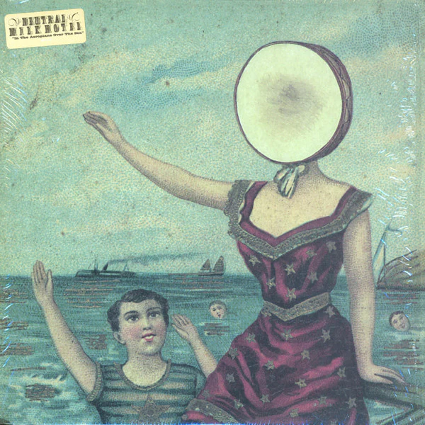 Neutral Milk Hotel - In The Aeroplane Over The Sea - Mint- 1998 Merge US Original 1st Press Vinyl, Insert, Hype Sticker & UPC - Indie Rock / Lo-Fi - Image 2