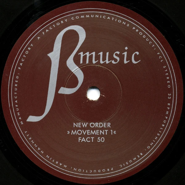 New Order - Movement - VG+ LP Record 1981 Factory USA Vinyl - Rock / New Wave - Image 3
