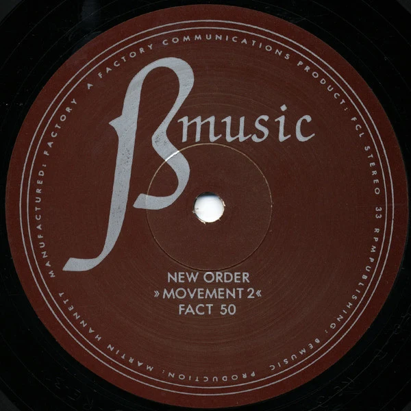 New Order - Movement - VG+ LP Record 1981 Factory USA Vinyl - Rock / New Wave - Image 5