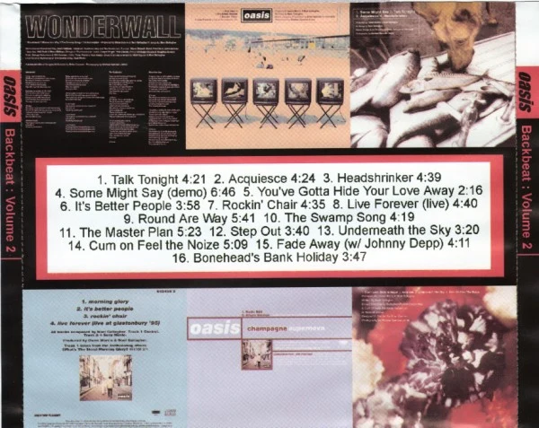 Oasis - Backbeat : Volume 2 - Mint- CD 1990s Unofficial - Alternative Rock / Pop Rock / Britpop - Image 2