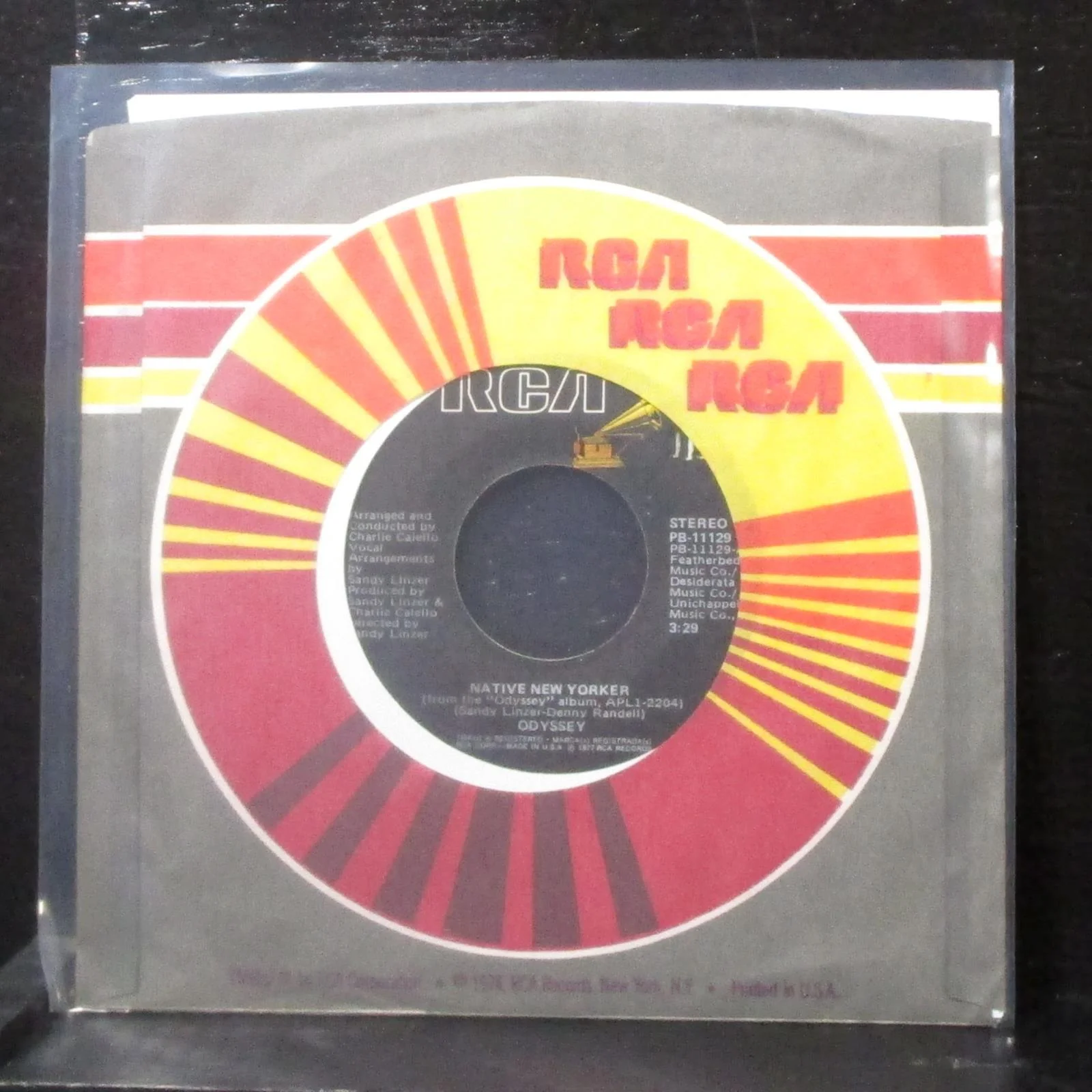Odyssey - Native New Yorker / Ever Lovin' Sam 7" VG+ Vinyl 45 RCA PB-11129