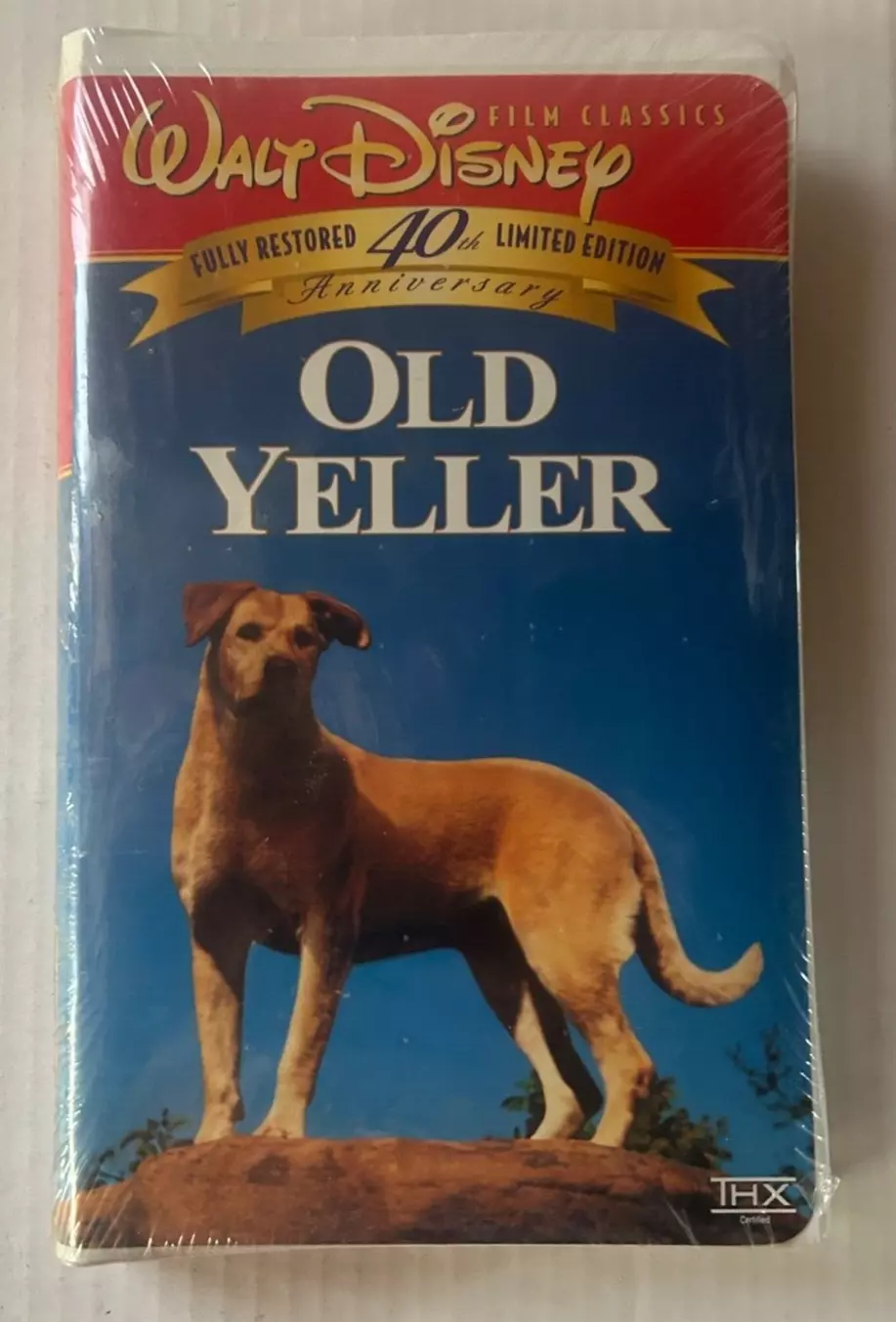 Old Yeller (1957) - Sealed VHS 1997 Walt Disney Tape