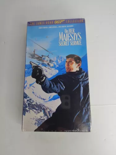 On Her Majesty's Secret Service (1969) - VG+ VHS 1995 MGM Tape