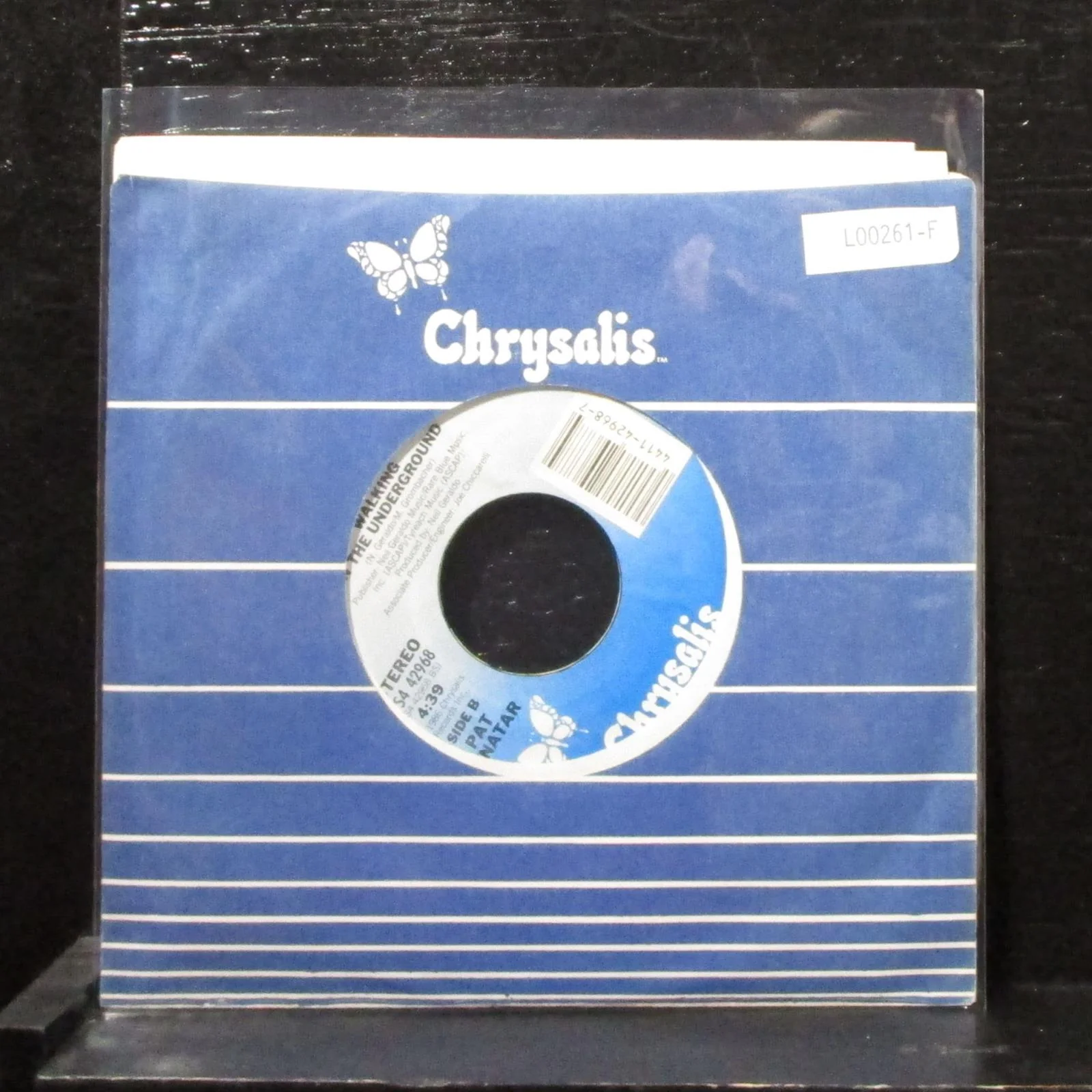 Pat Benatar - Le Bel Age 7" Mint- Vinyl 45 Chrysalis VS4 42968 USA 1986 - Image 2