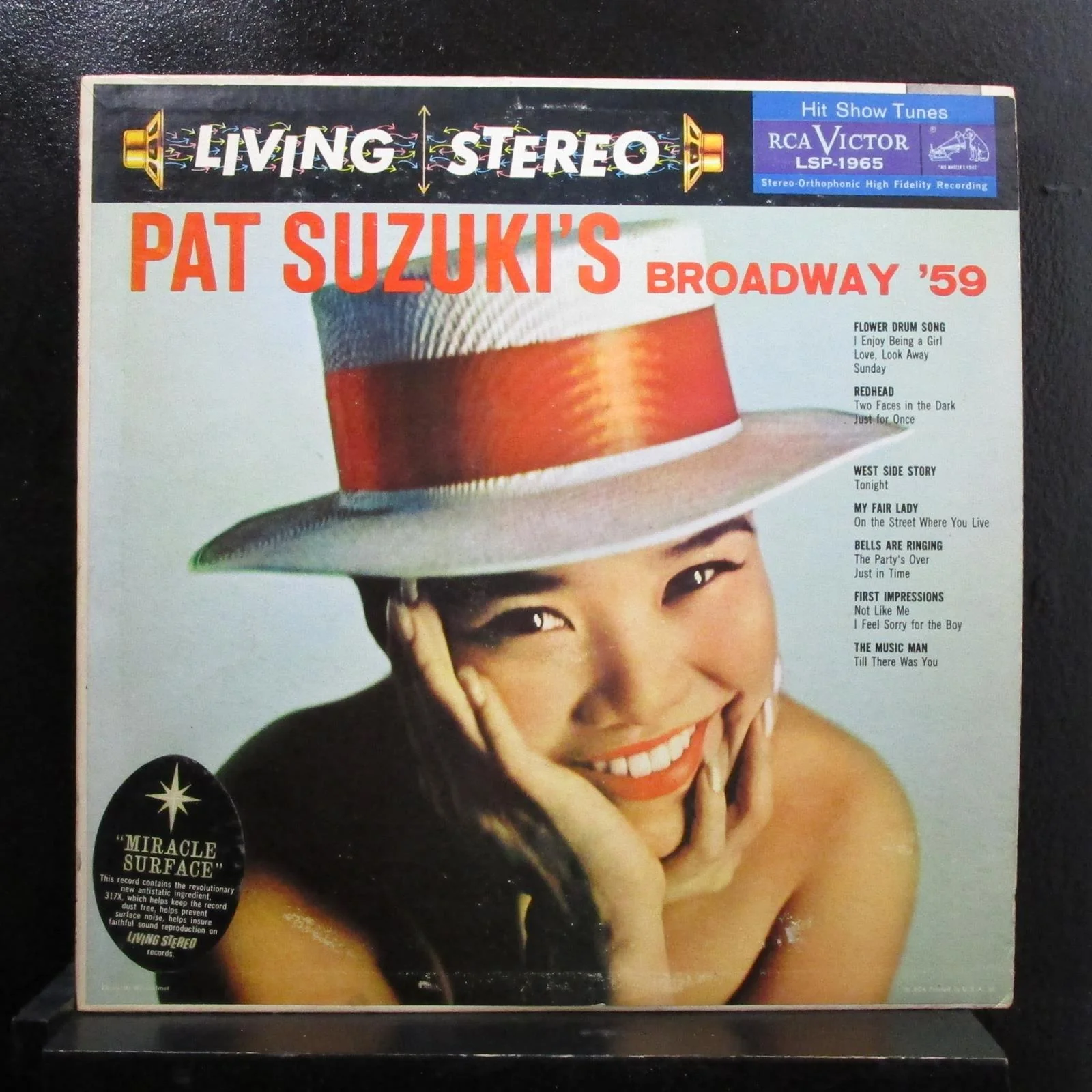 Pat Suzuki - Broadway '59 LP VG+ LSP 1965 USA 1959 RCA 1s/1s Vinyl Record