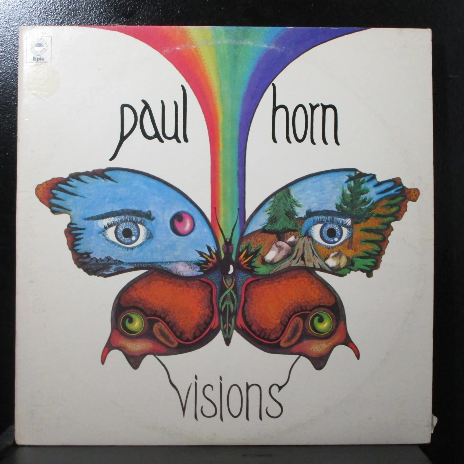 Paul Horn - Visions VG+ LP Vinyl Record Epic KE 32837 USA 1974