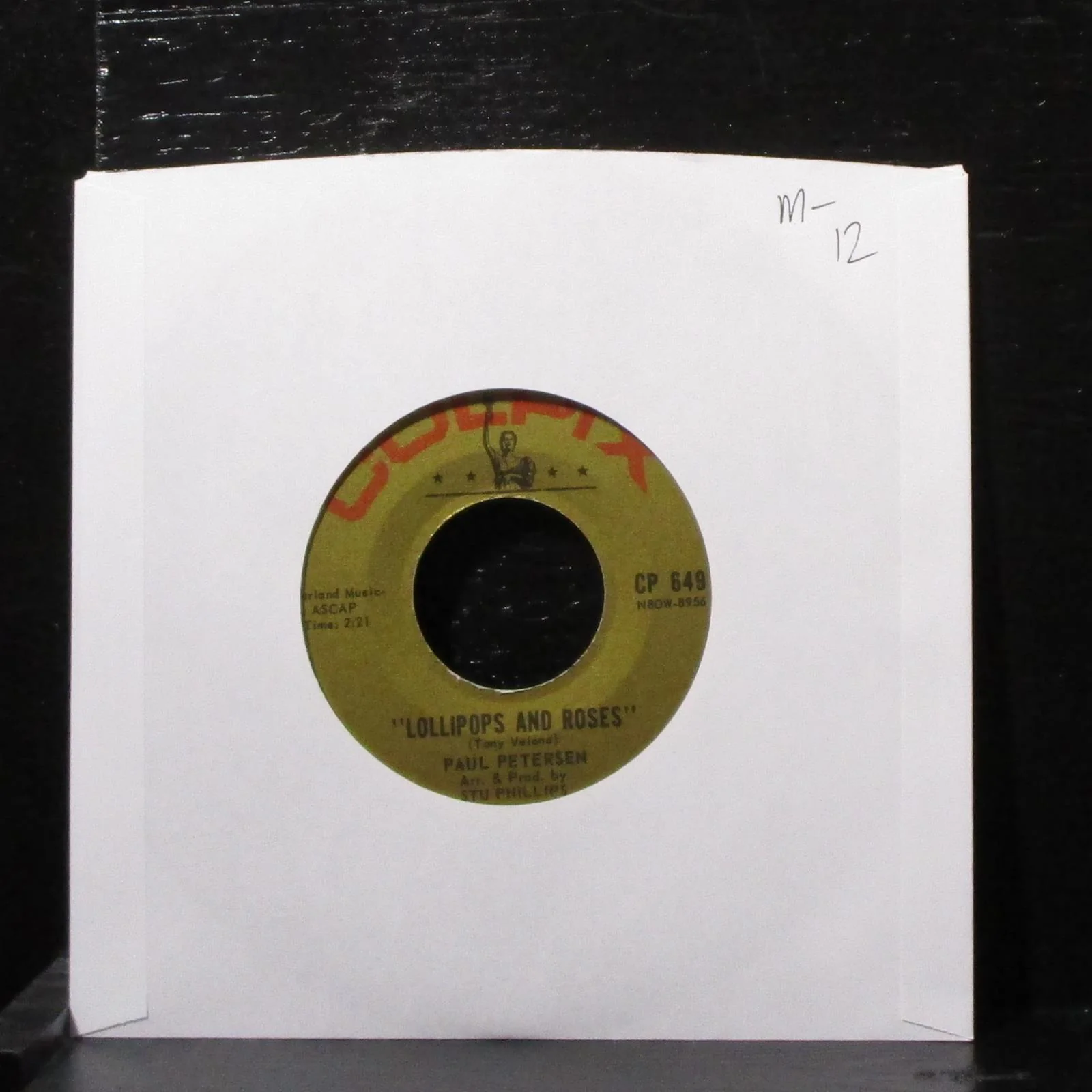 Paul Petersen - Lollipops & Roses / Please Mr. Sun 7" Mint- Vinyl 45 CP 649 USA