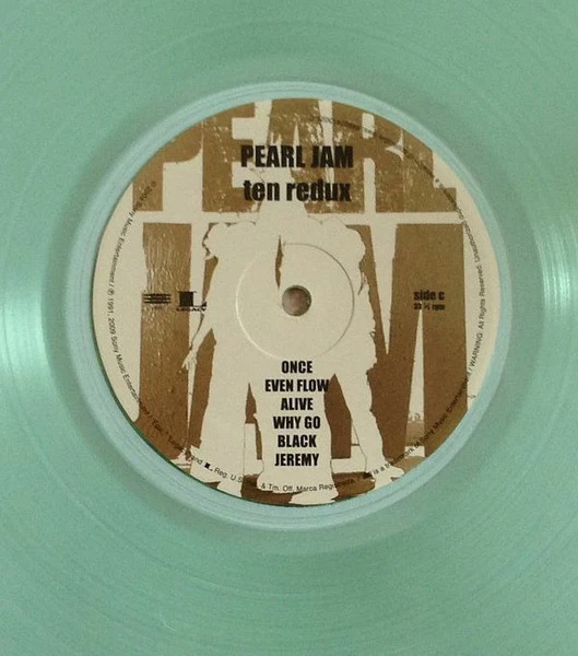 Pearl Jam - Ten (1991) - New 2 LP Record 2014 Epic Ten Club Coke Bottle Clear Vinyl & Numbered - Grunge - Image 3