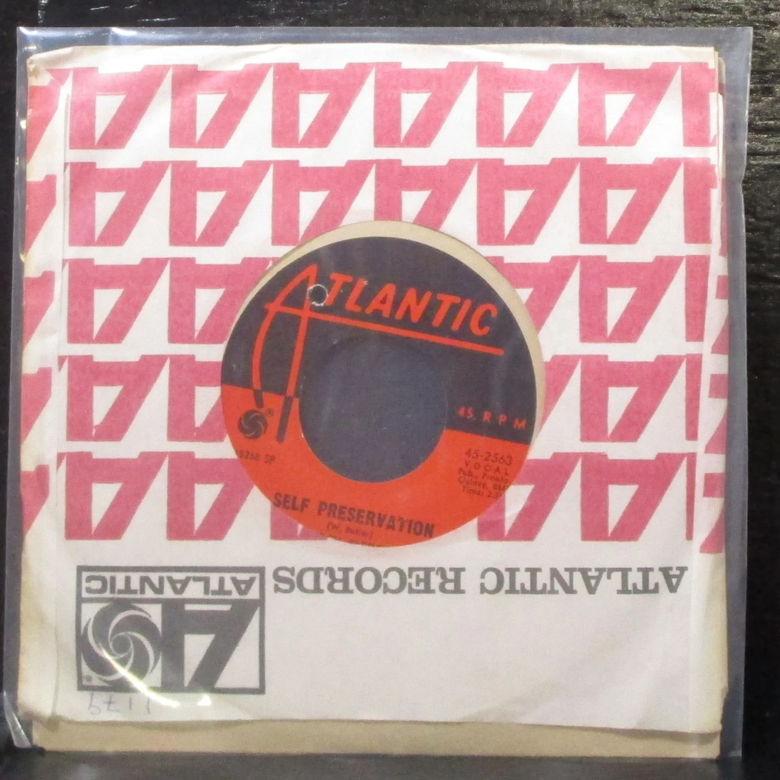 Percy Sledge - You're All Around Me 7" Mint- Vinyl 45-2563 Atlantic USA 1968 - Image 2