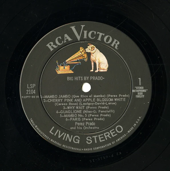 Perez Prado And His Orchestra - Big Hits By Prado - VG+ LP Record 1960 RCA Living Stereo USA Vinyl - Latin Jazz / Cubano / Mambo - Image 3