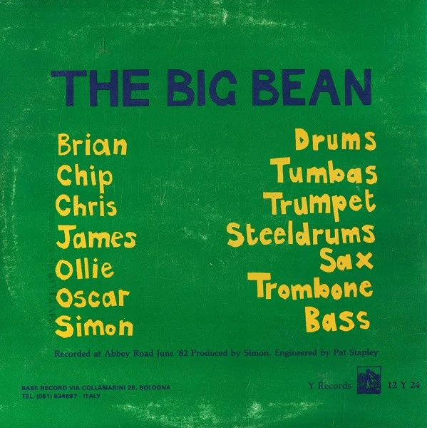Pigbag - The Big Bean - Mint- EP Record 1982 Base Y Italy Vinyl - Electronic / Leftfield / Free Funk / Disco - Image 2