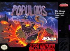 Populous - Super Nintendo Video Game CARTRIDGE ONLY