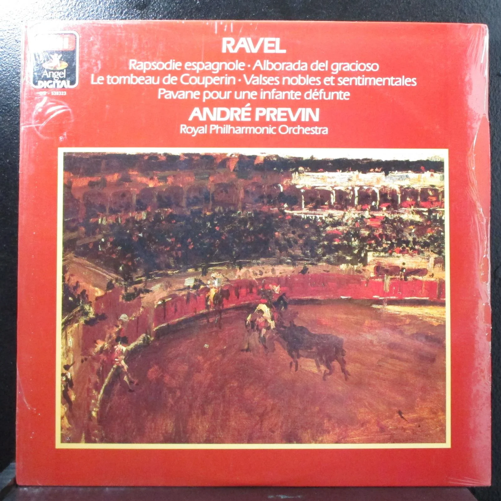 Previn - Ravel: Rapsodie Espanole new sealed LP Angel DS-538323 USA 1986