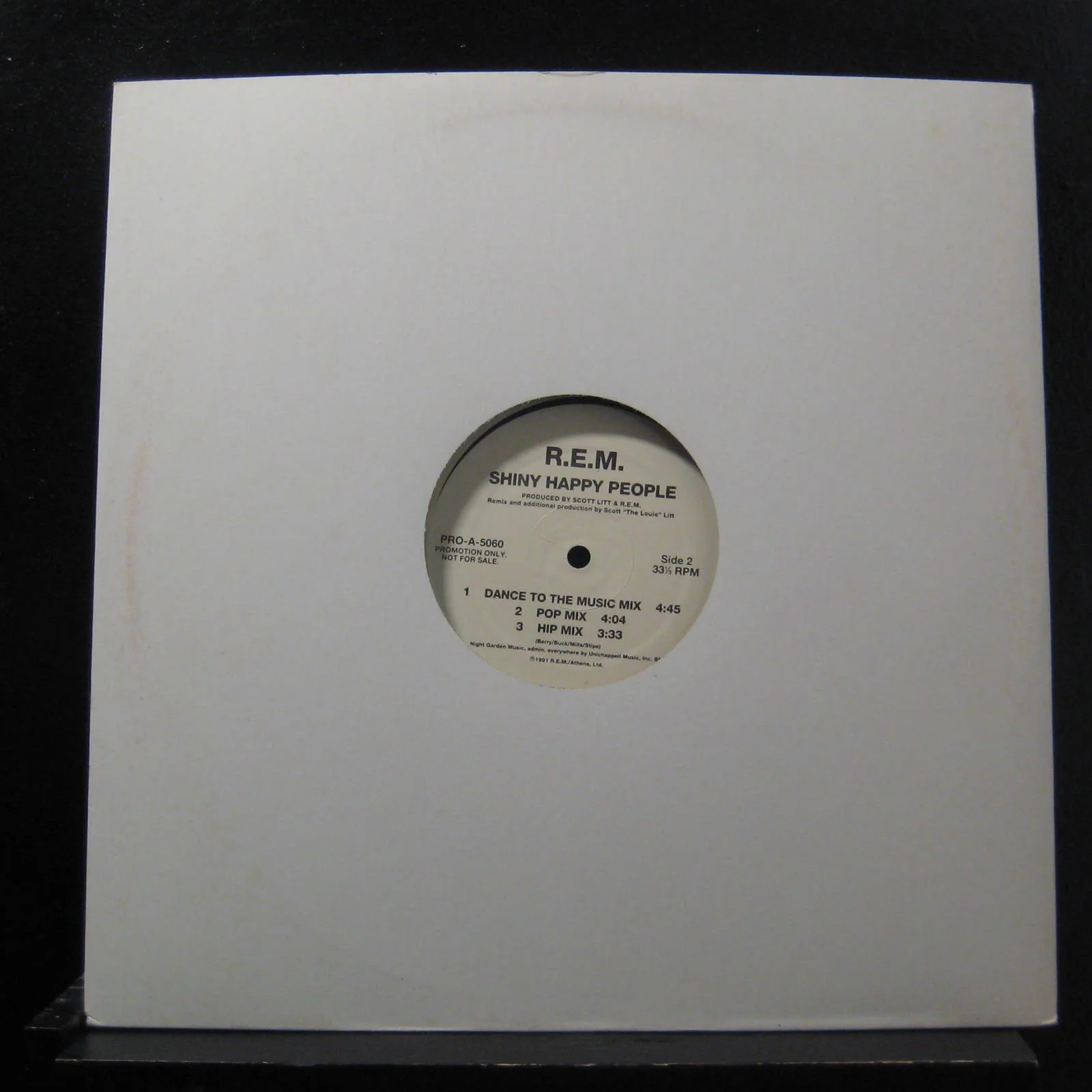 R.E.M. - Shiny Happy People 12" Mint- PRO-A-5060 White Promo Vinyl Record