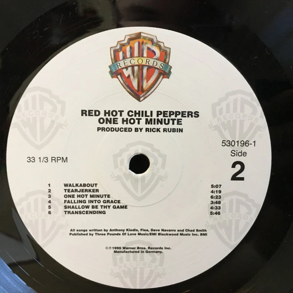 Red Hot Chili Peppers - One Hot Minute (1995) - Mint- LP Record 2015 Warner Vinyl & Insert - Alternative Rock / Funk Metal - Image 4