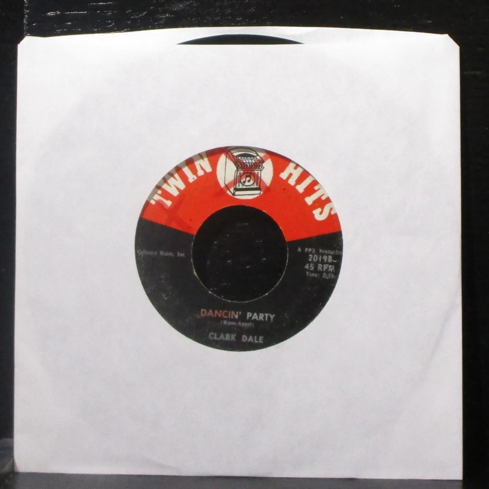 Ricki Anders / Clark Dale - Gravy / Dancin' Party 7" VG Vinyl 45 Twin Hits 2019 - Image 2