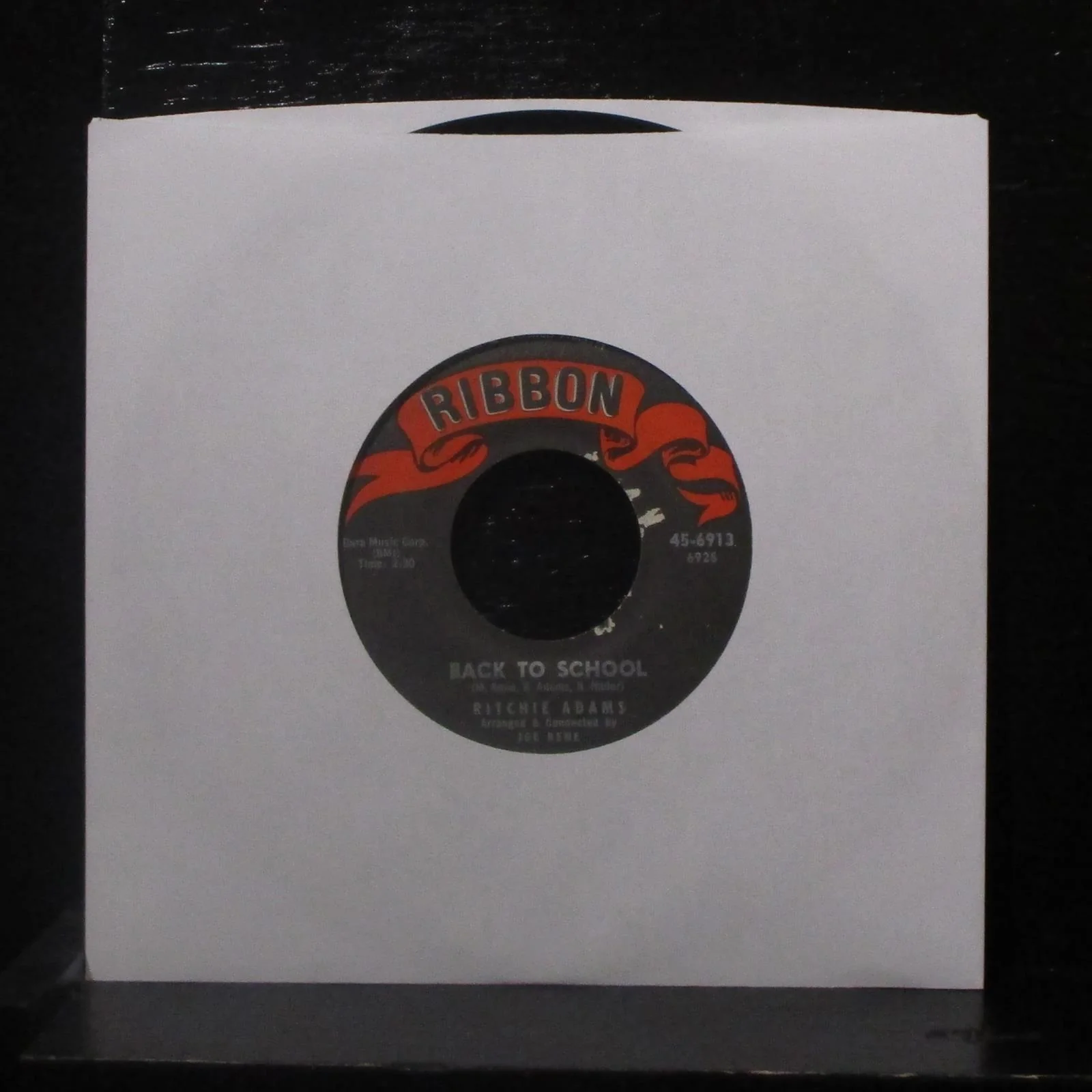 Ritchie Adams - Back To School / Don't Got My Love, Dont Go 7" VG 45-6913 Vinyl - Image 2