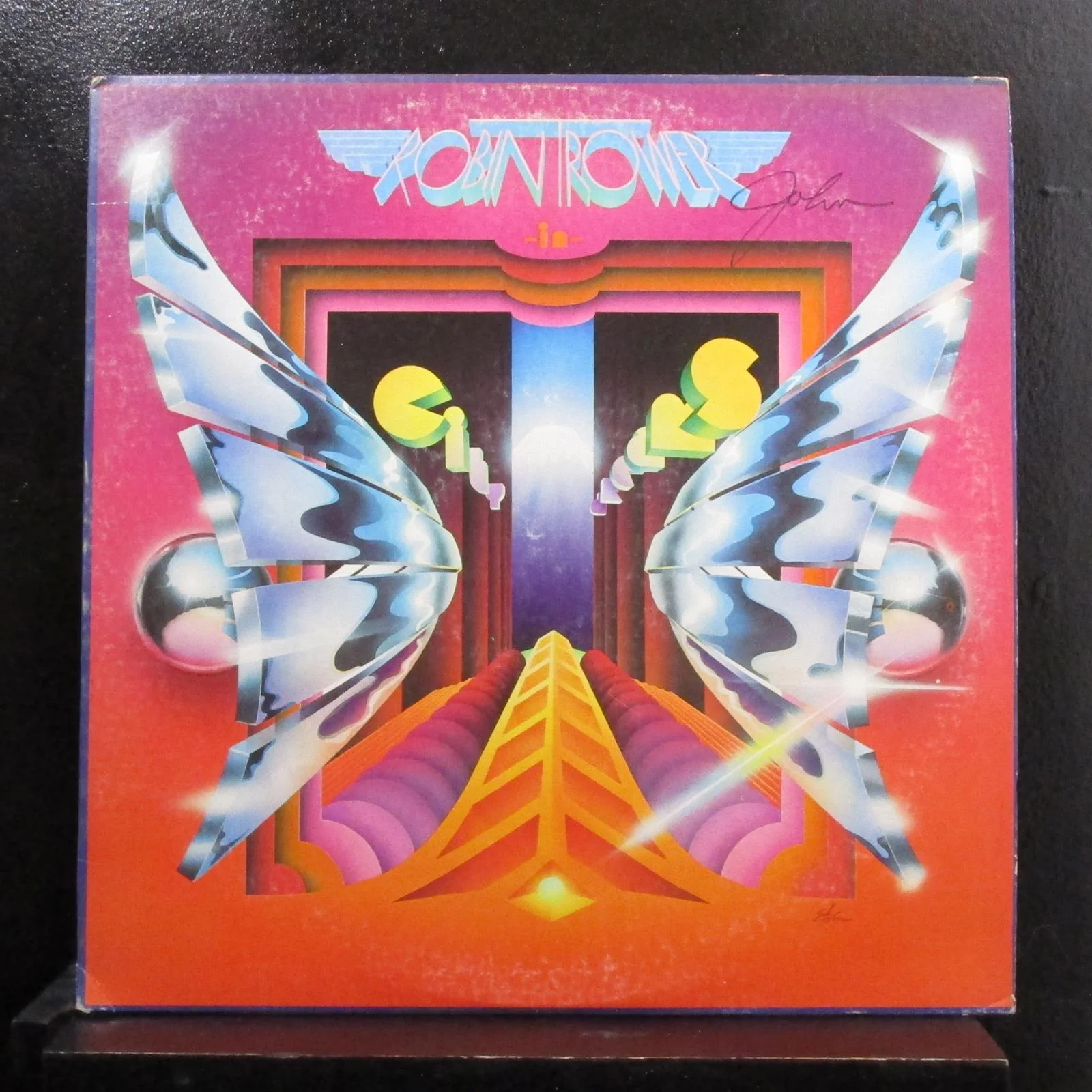 Robin Trower - In City Dreams LP VG+ CHR-1148 USA 1977 Blue Label Vinyl Record