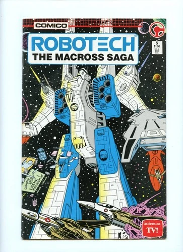 Robotech The Macross Saga #5 - August 1985 - Mint- Comico Comic Book USA