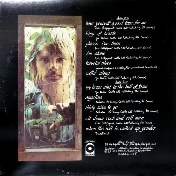 Jonathan Edwards - Have A Good Time For Me - Mint- LP Record 1973 ATCO USA Original Vinyl - Soft Rock / Folk Rock / Blues Rock - Image 2
