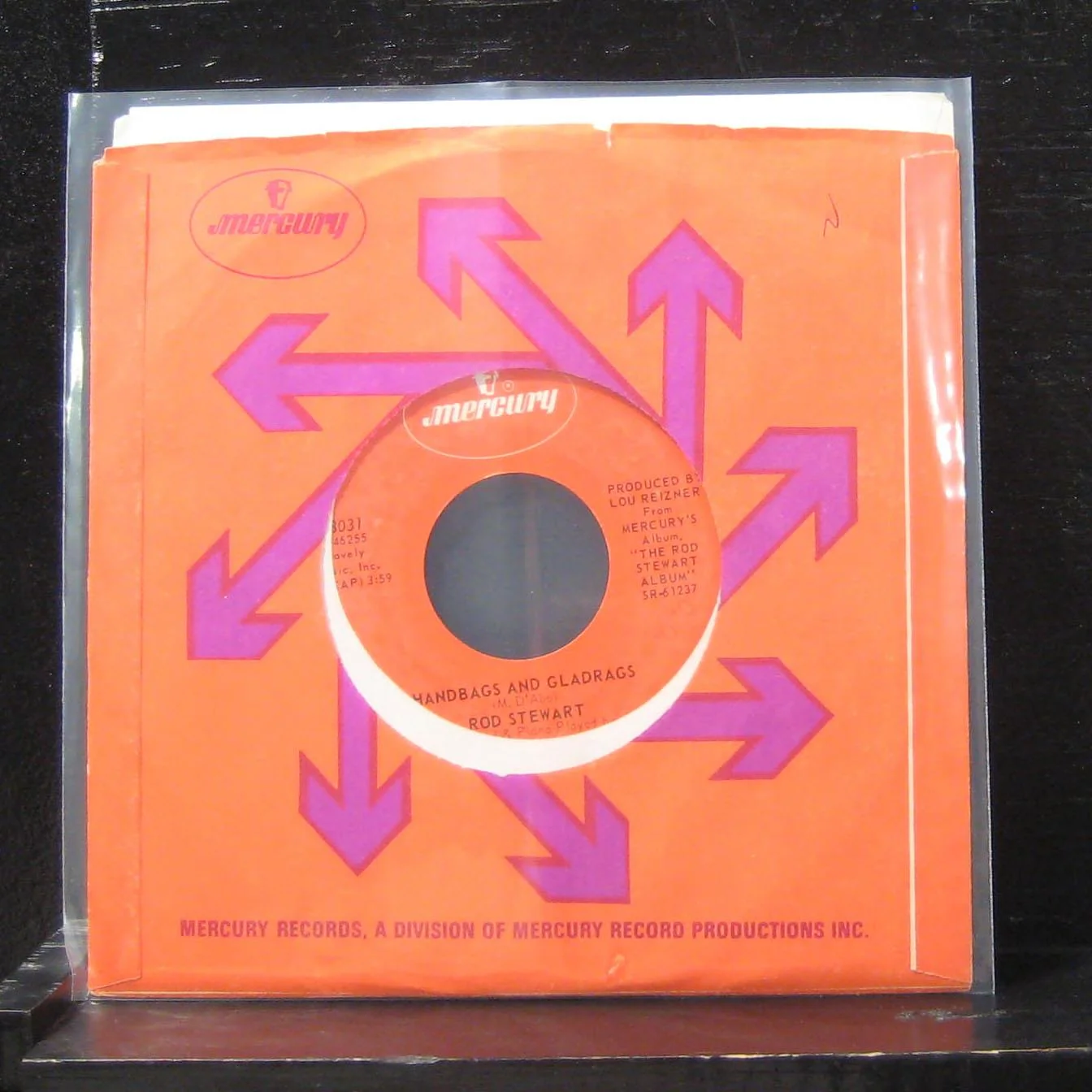 Rod Stewart - Handbags And Gladrags 7" Mint- 73031 Vinyl 45 Mercury