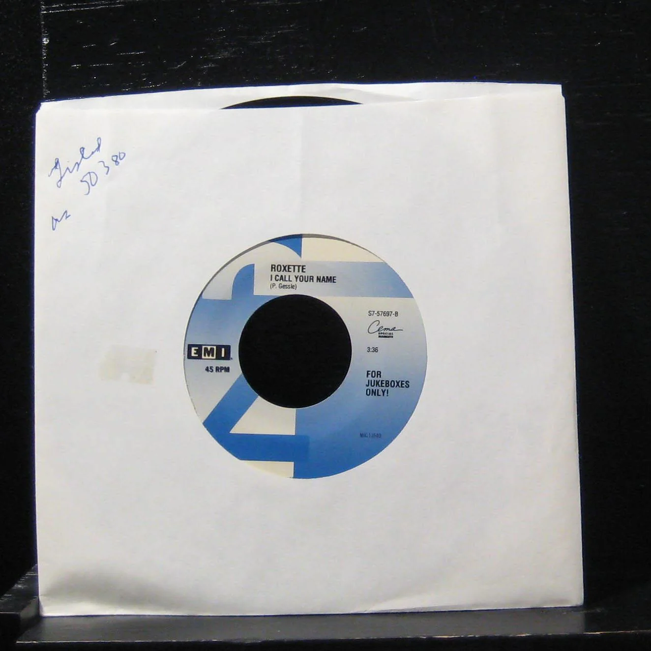 Roxette - Church Of Your Heart / I Call Your Name 7" Mint- S7-57697 Vinyl 45 - Image 2