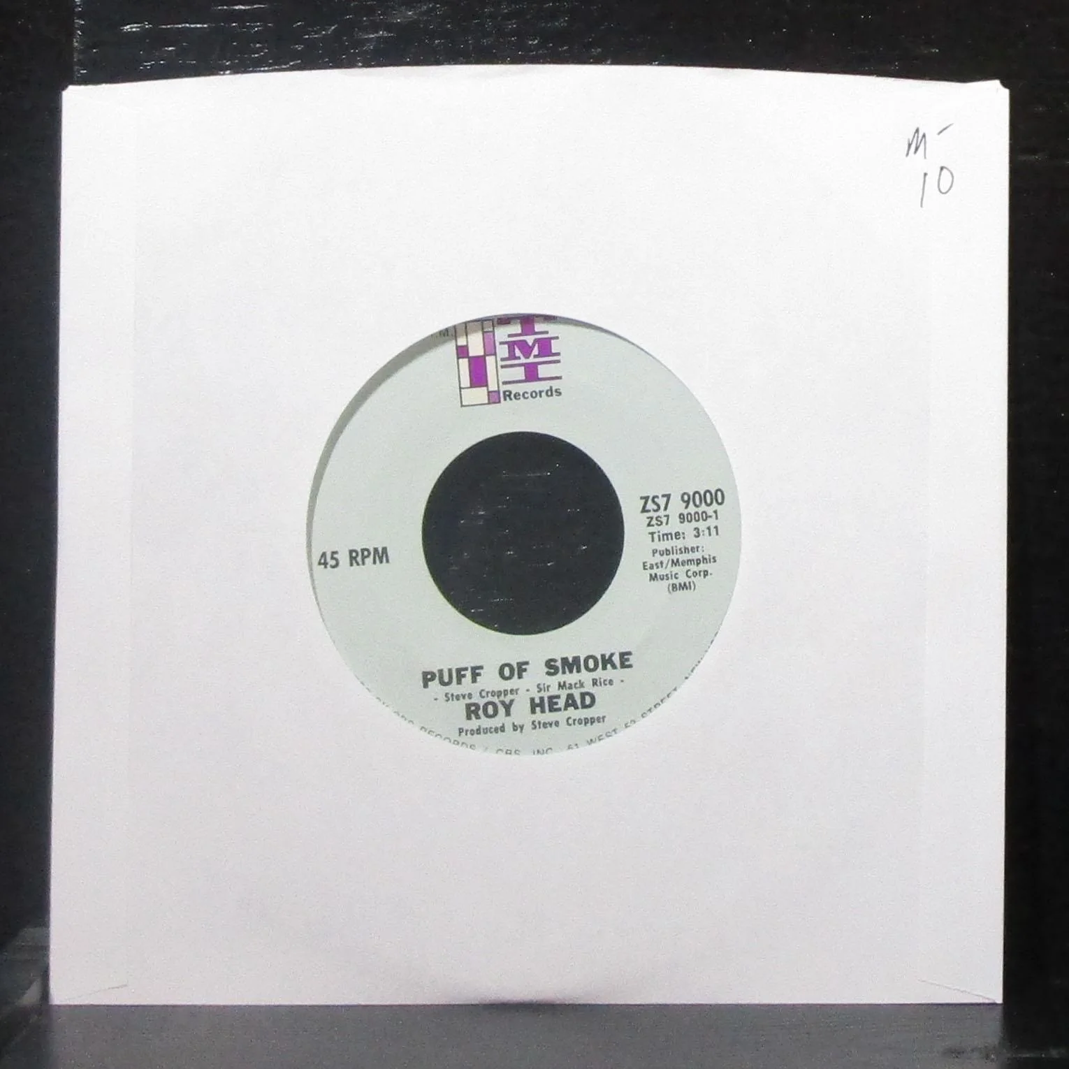 Roy Head - Puff Of Smoke / Lord Take A Bow 7" Mint- Vinyl 45 TMI ZS7 9000 USA