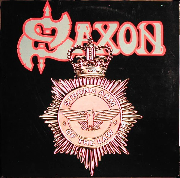 Saxon - Strong Arm Of The Law (1980) - VG+ (VG- low grade cover) LP Record 1982 Carrere USA Vinyl - Heavy Metal