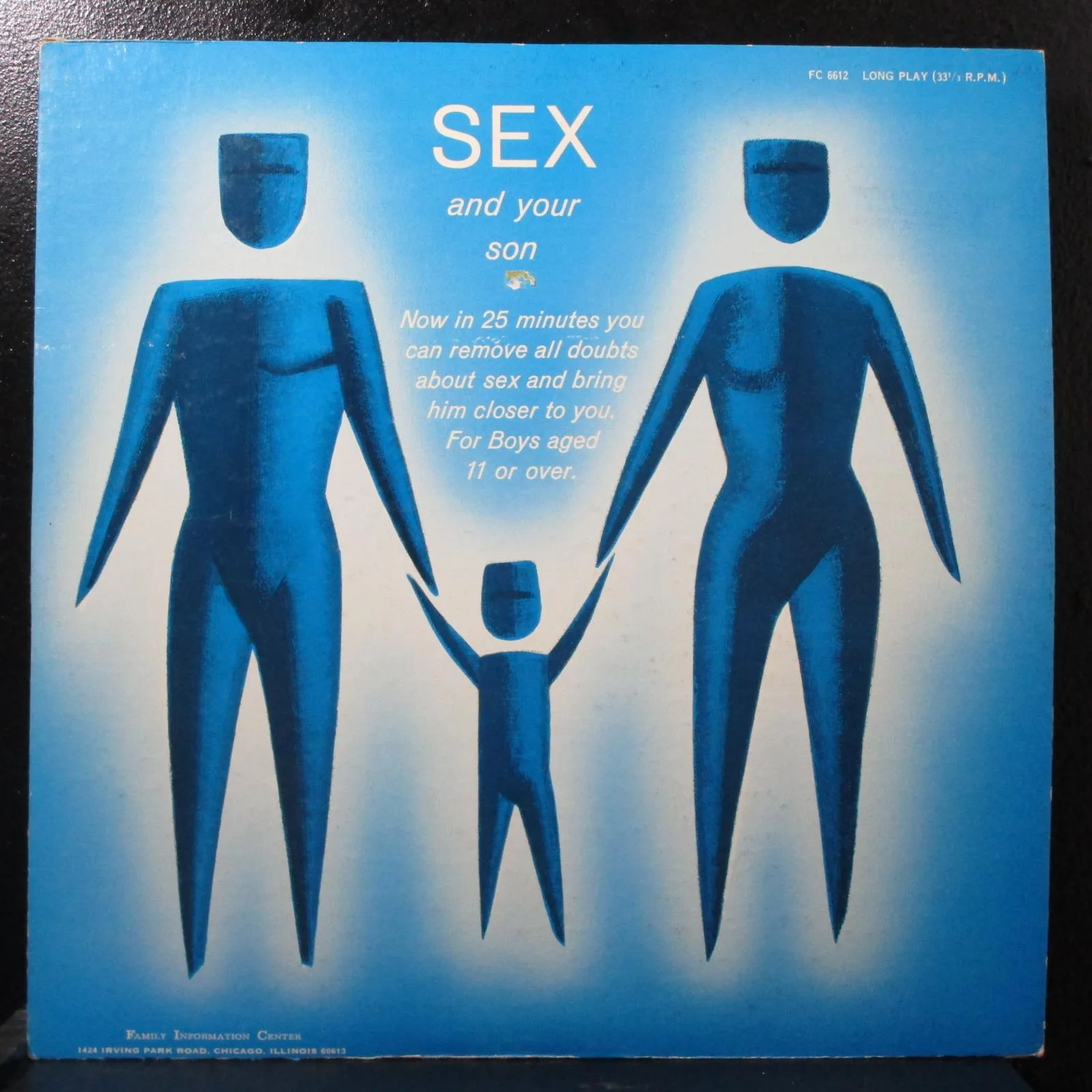 Sex And Your Son VG+ Mono LP + Book FC 6612 Family Information Center USA 1965