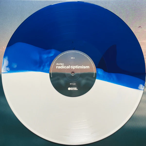 Signed Autographed - Dua Lipa - Radical Optimism - New LP Record 2024 Warner Blue Translucent / White Split Vinyl, Booklet & Signed Insert - Pop / Future Pop - Image 3