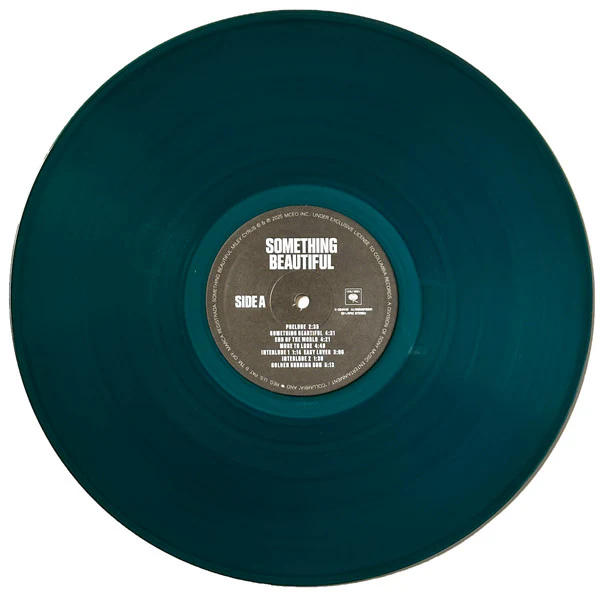 Signed Autographed - Miley Cyrus - Something Beautiful - New LP Record 2025 Columbia Sea Blue Vinyl & Signed Insert - Pop / Alt-Pop - Image 4