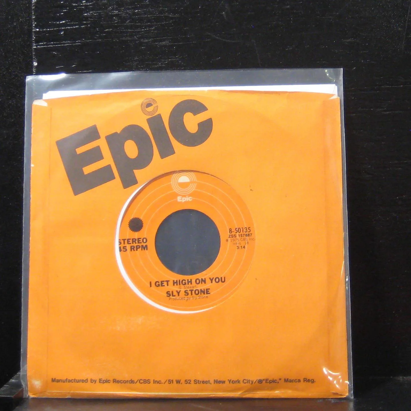 Sly Stone - I Get High On You / That's Lovin You 7" Mint- 8-50135 Vinyl 45
