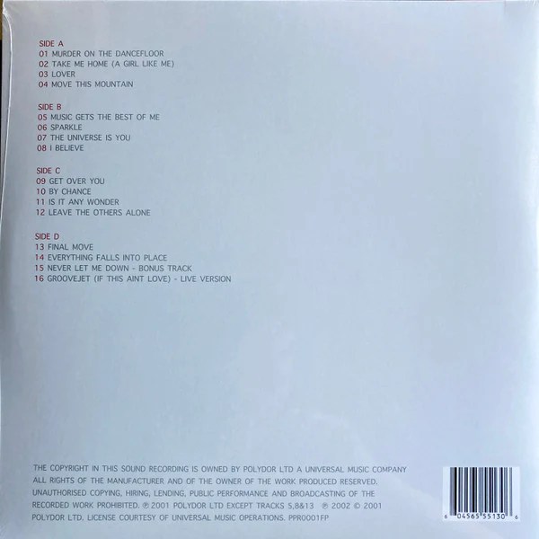 Sophie Ellis Bextor - Read My Lips (2001) - Mint- 2 LP Record 2024 Plastic Pop Red Vinyl - Dance-pop / Nu-Disco / Pop - Image 2