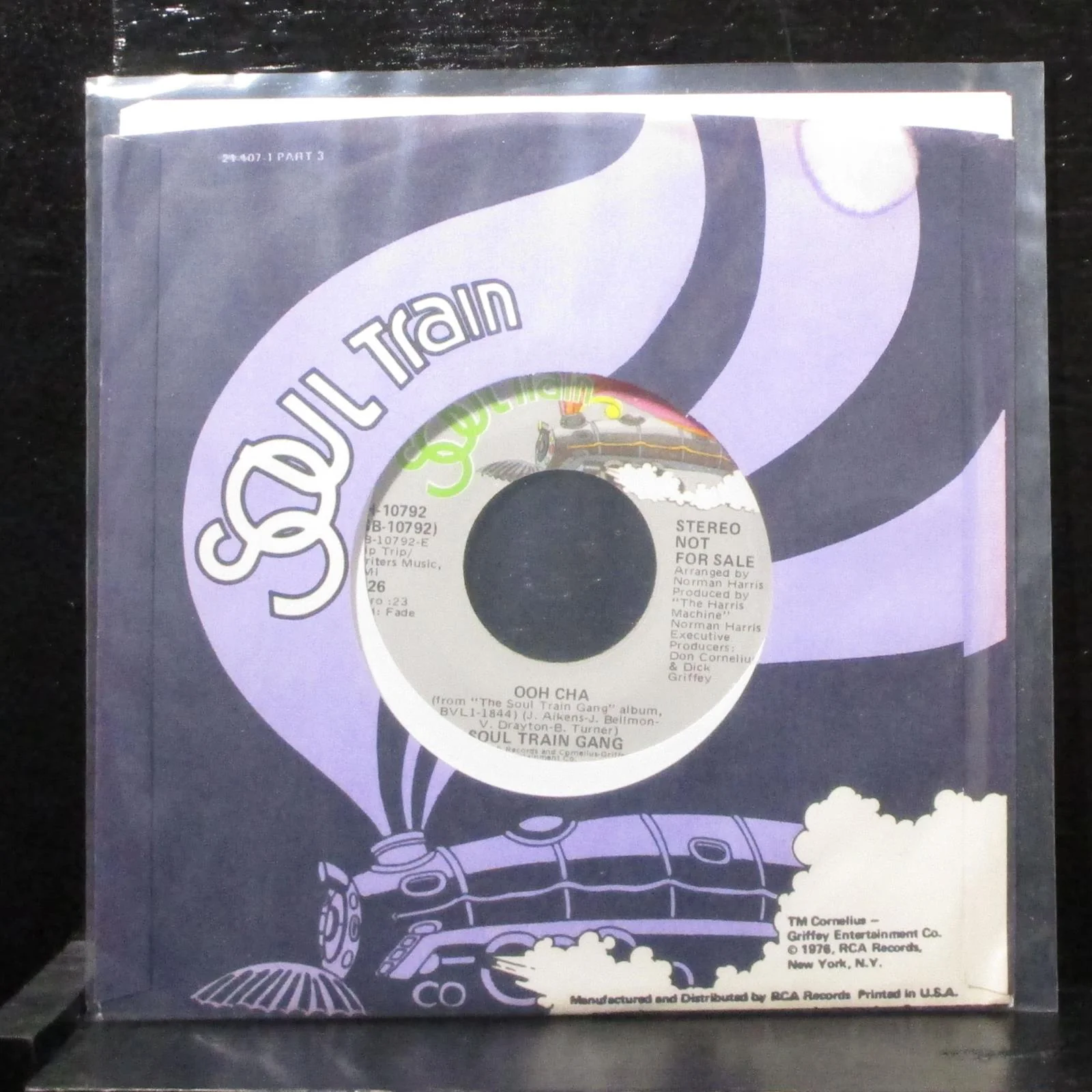 Soul Train Gang - Ooh Cha 7" Mint- Promo Vinyl 45 JH-10792 USA 1976