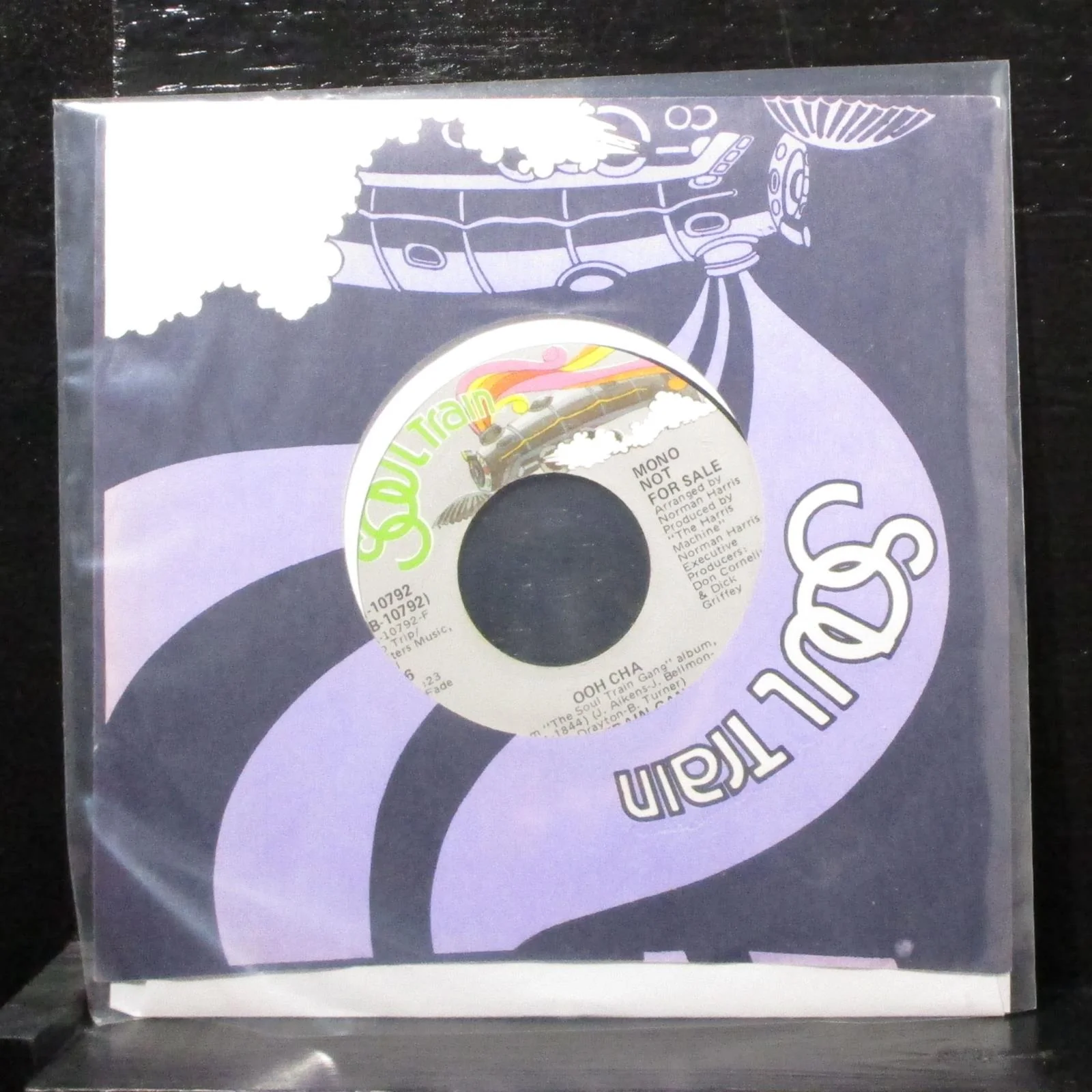 Soul Train Gang - Ooh Cha 7" Mint- Promo Vinyl 45 JH-10792 USA 1976 - Image 2