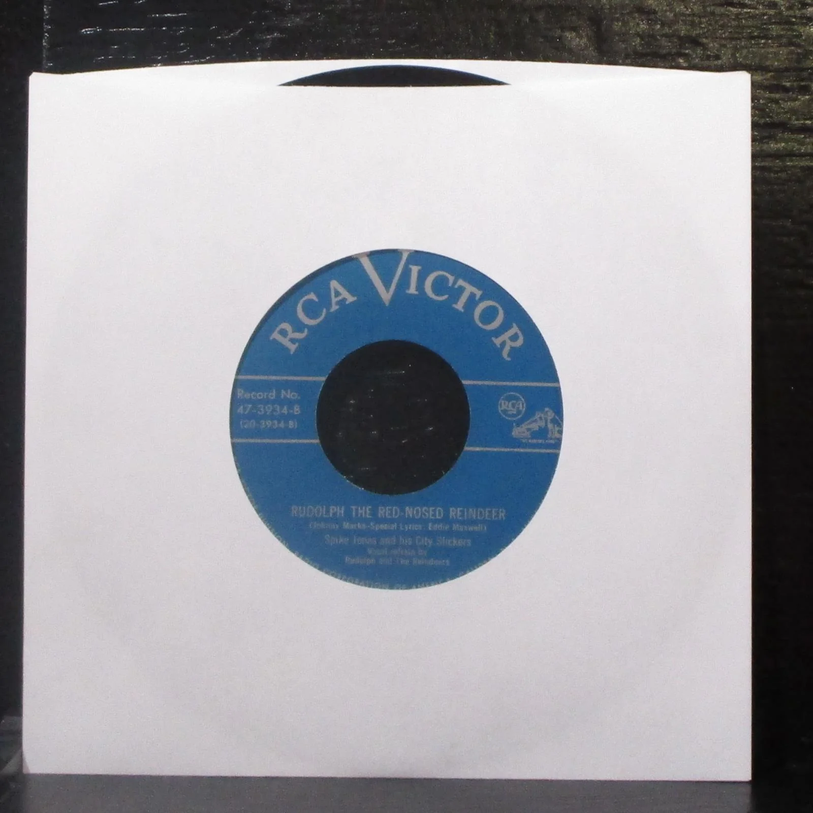 Spike Jones - Mommy, Won't You Buy A Baby Brother 7" Mint- Vinyl 45 RCA 47-3934 - Image 2