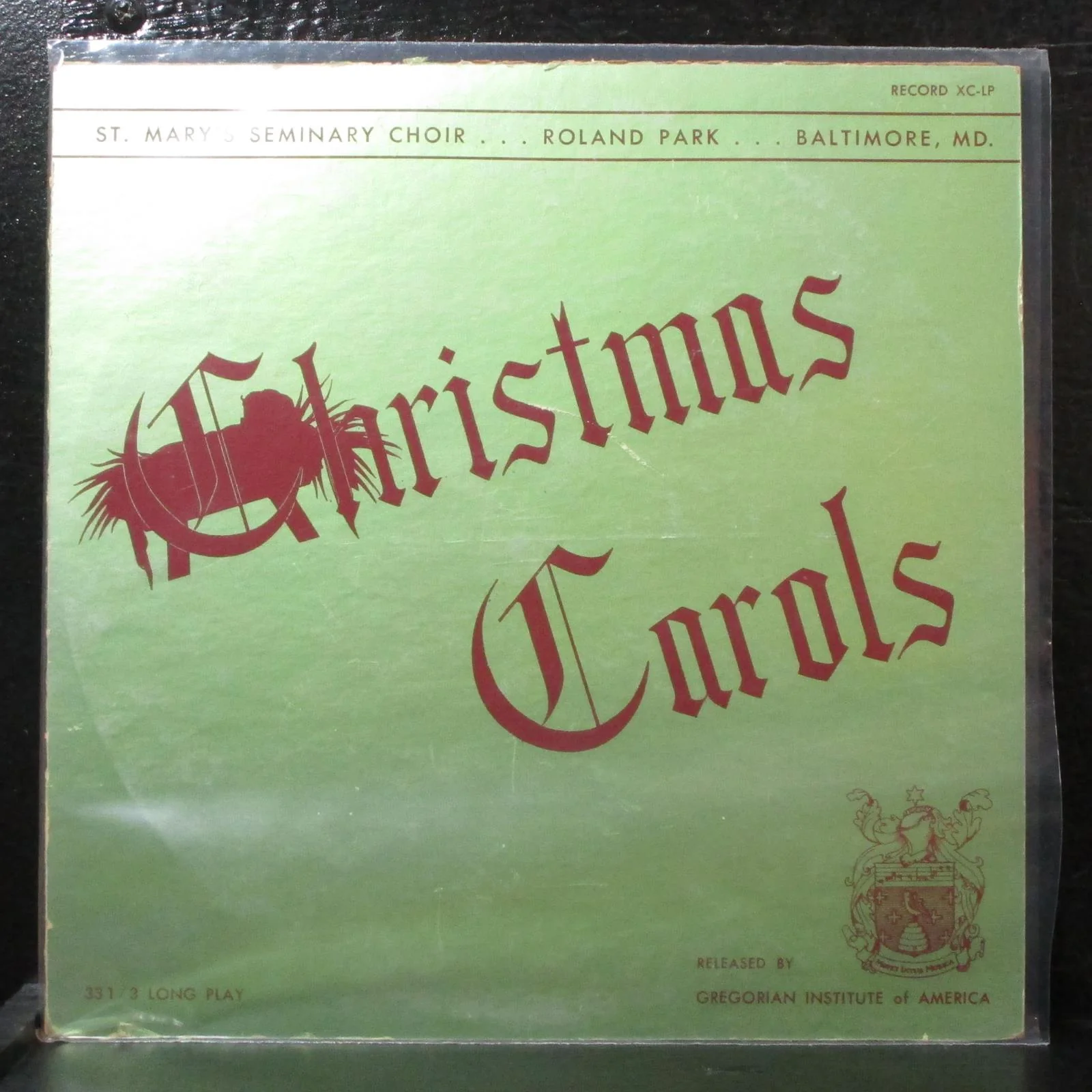St. Mary's Seminary Choir - Christmas Carols VG Mono 10" LP XC-LP USA