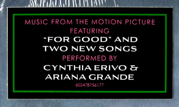 DAMAGED COVER - Stephen Schwartz - Wicked: For Good - New 2 LP Record 2025 Republic Target Exclusive Pink & Green Shimmer Marble Soundtrack / Musical - Image 3