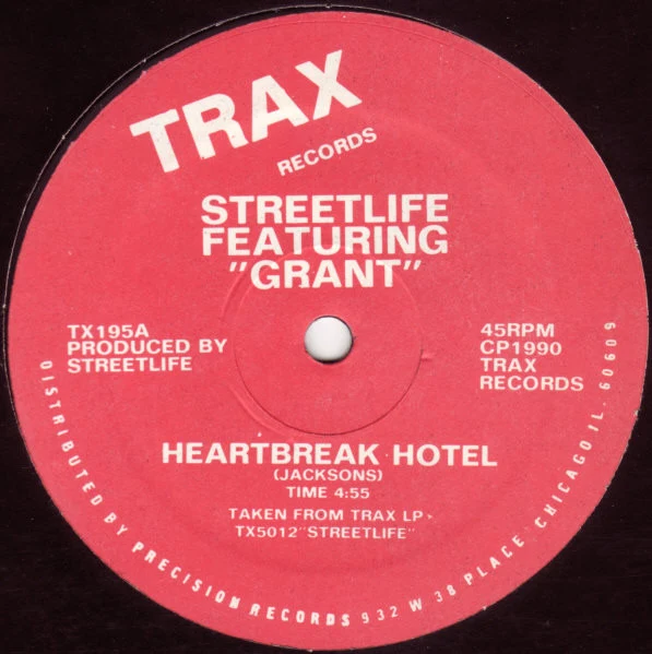 Streetlife - Heartbreak Hotel / Bad Girls - VG 12" Single Record 1990 TRAX USA Vinyl - Chicago House