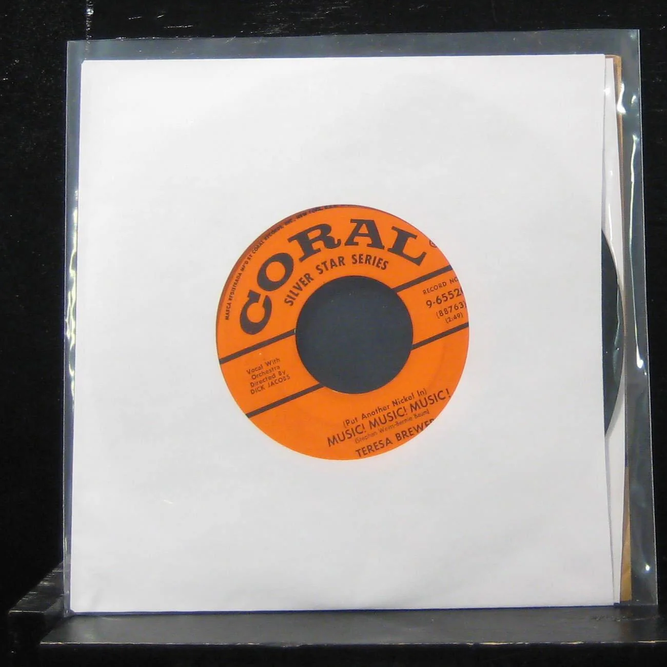 Teresa Brewer - Gonna Get Along Without Ya Now 7" VG+ 9-65520 Vinyl 45 - Image 2