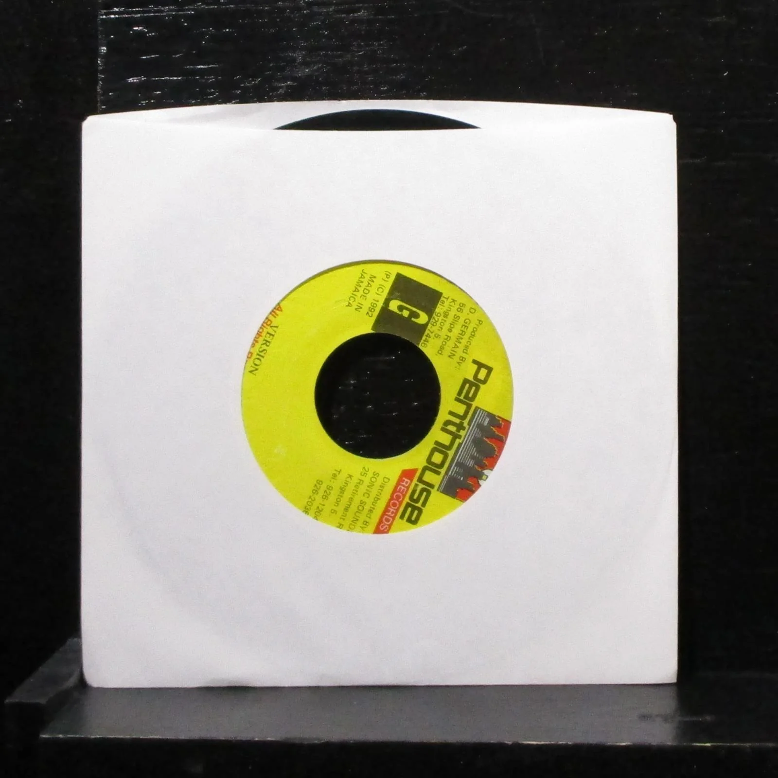 Terror Fabulous - No Retreat 7" VG+ Vinyl 45 Penthouse PNS 1496 Jamaica 1992 - Image 2
