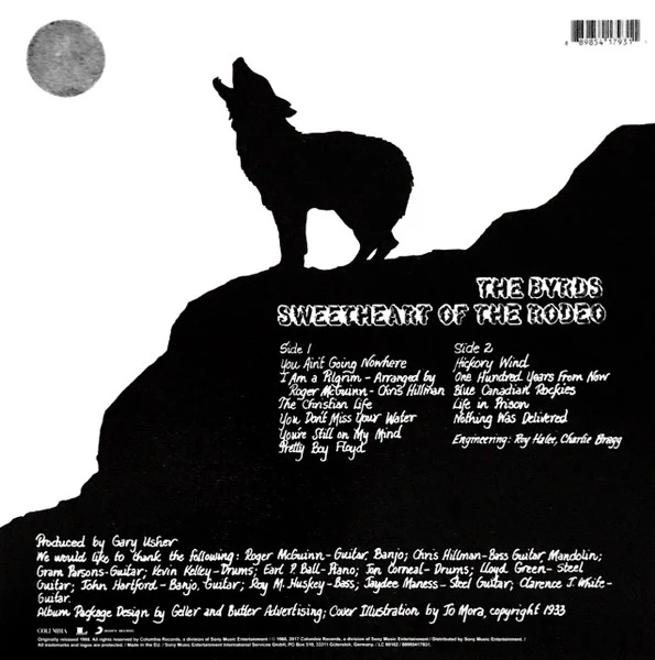The Byrds - Sweetheart Of The Rodeo (1968) - Mint- LP Record 2017 Columbia Europe 180 gram Vinyl - Classic Rock / Folk Rock - Image 2