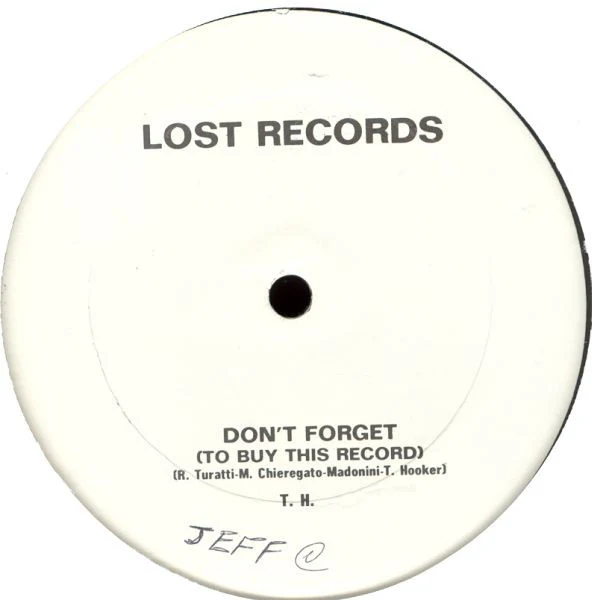 Tom Hooker / The Chi-Lites - Don't Forget (To Buy This Record) / My First Mistake - VG+ 12" Single Record 2001 USA Vinyl - Italo-Disco / Synth-pop