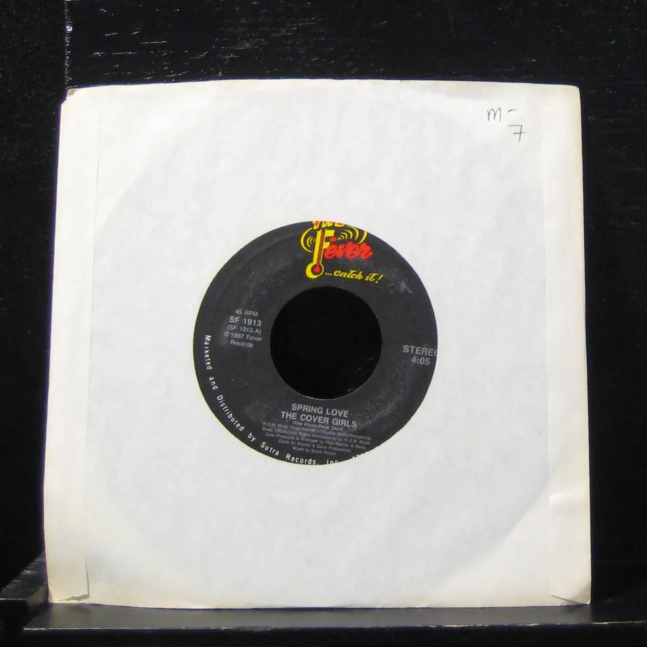 The Cover Girls - Spring Love / Spring Mix 7" Mint- SF 1913 Vinyl 45 Fever