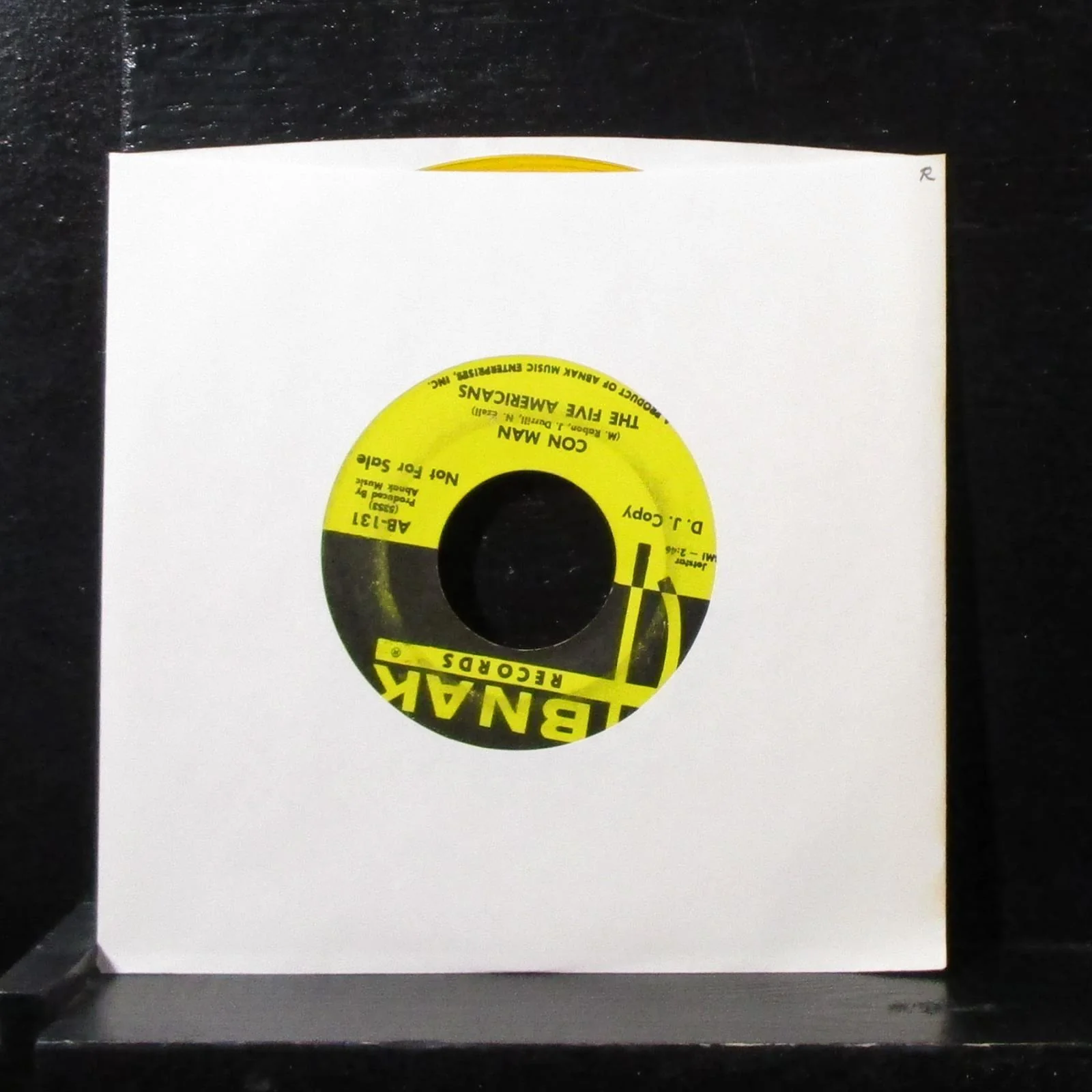 The Five Americans - Lovin' Is Livin' / Con Man 7" VG+ Promo Vinyl 45 AB-131 - Image 2