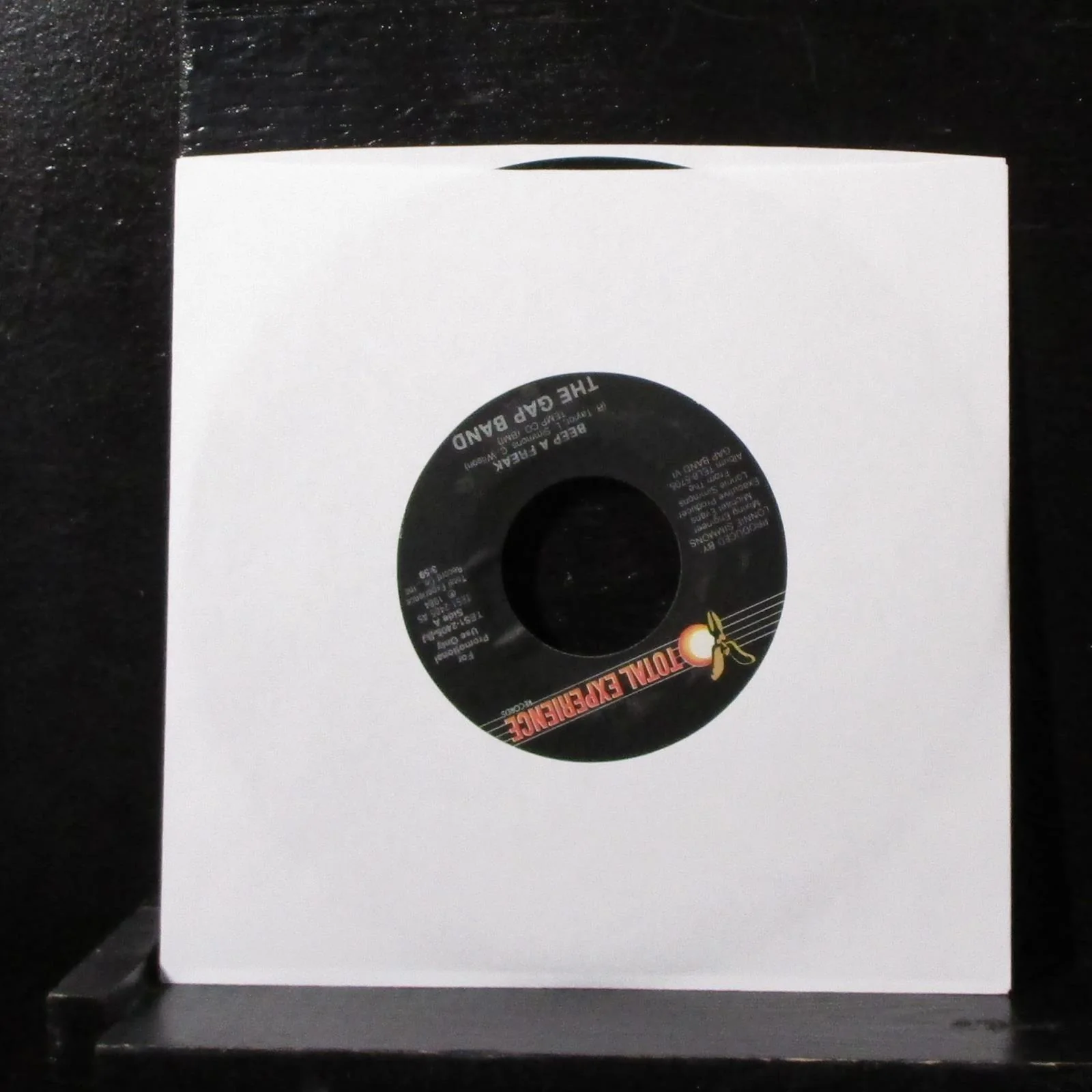 The Gap Band - Beep A Freak 7" Mint- Promo Vinyl 45 TES1-2405-DJ USA 1984 - Image 2