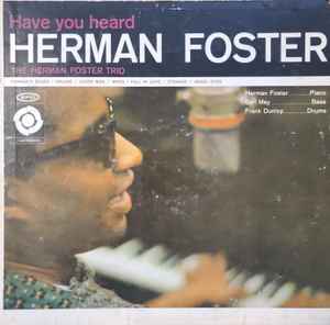 The Herman Foster Trio - Have You Heard Herman Foster - VG+ LP Record 1960 Mono Epic Vinyl - Jazz
